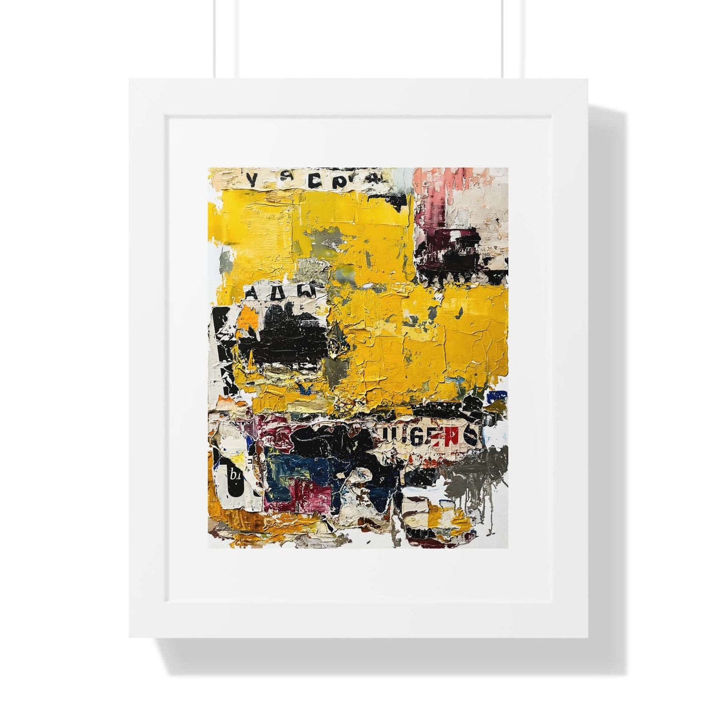 Peelback - AbEx - Framed Wall Art