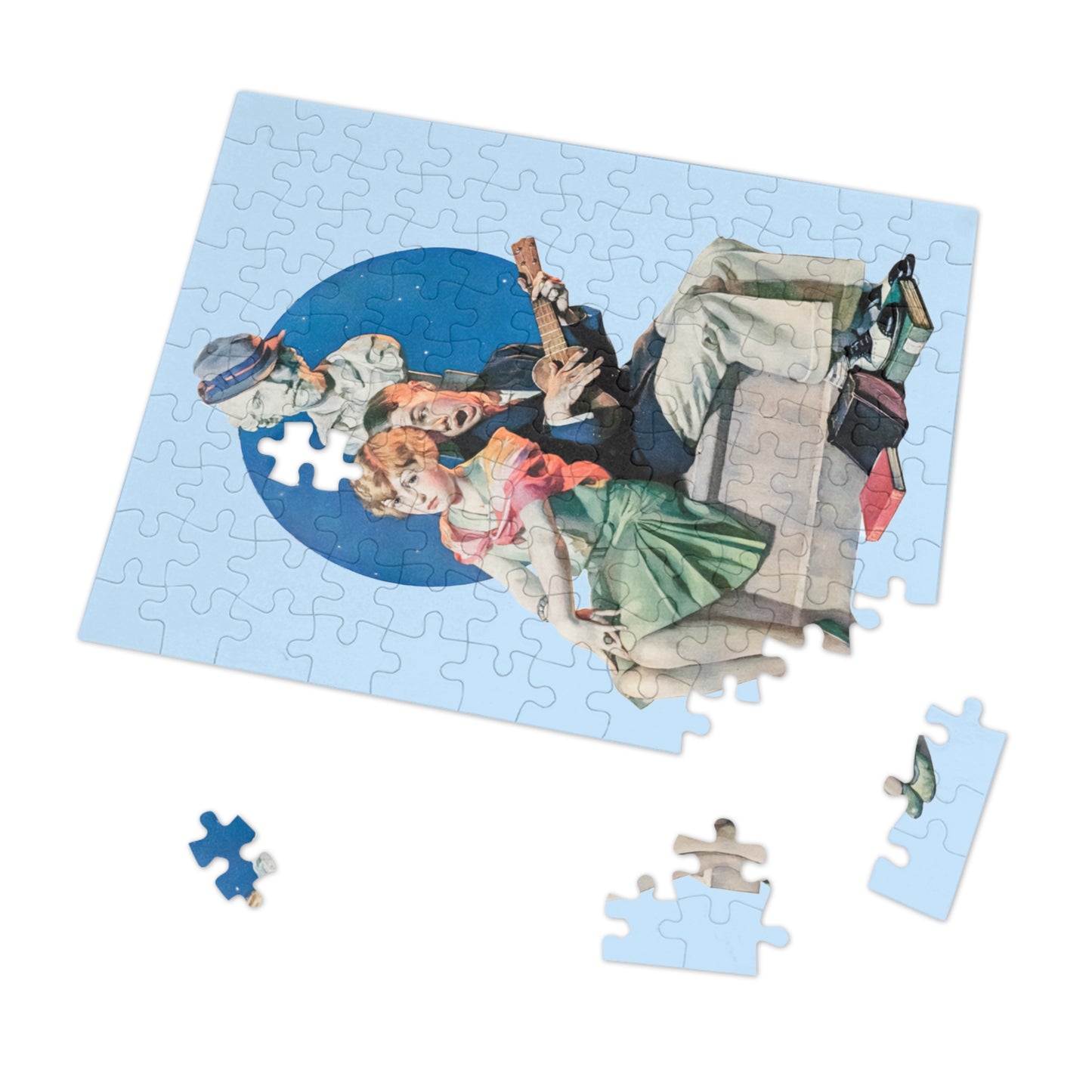 Serenade by Norman Rockwell - Jigsaw Puzzle