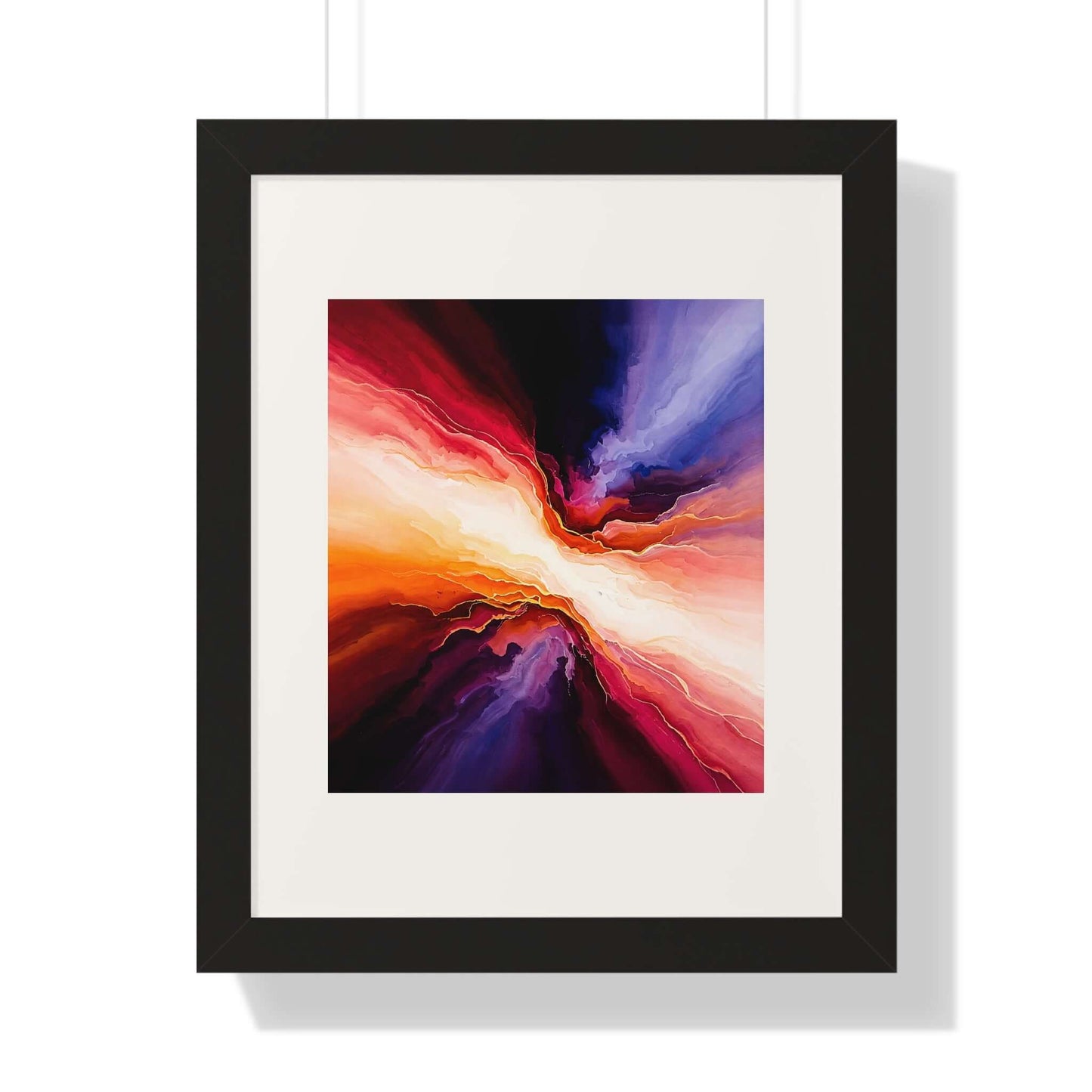 Dawn Split - AbEx - Framed Wall Art