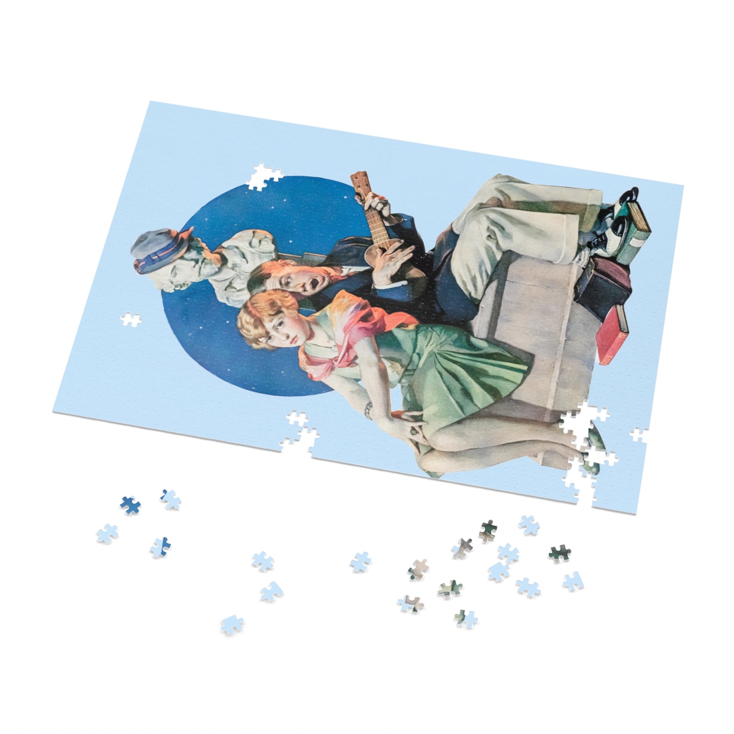 Serenade by Norman Rockwell - Jigsaw Puzzle