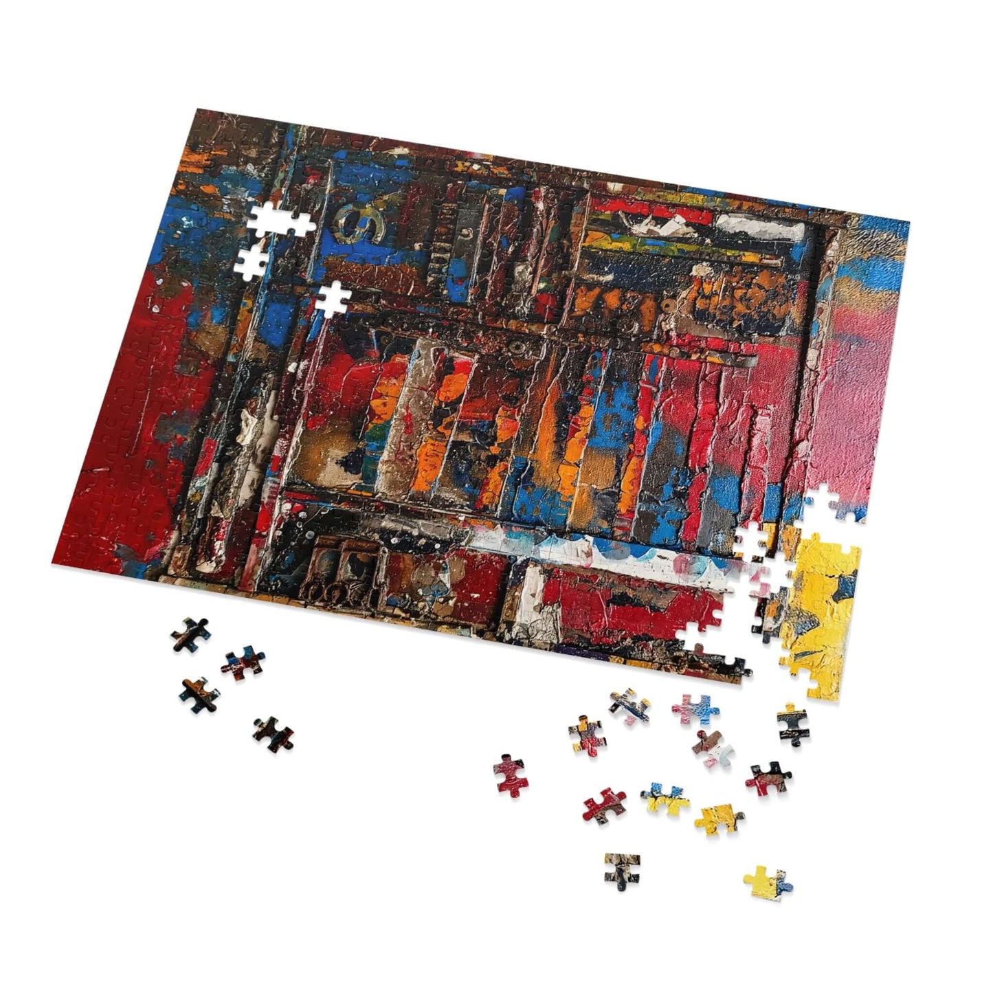 Rusty Memories - AbEx - Jigsaw Puzzle