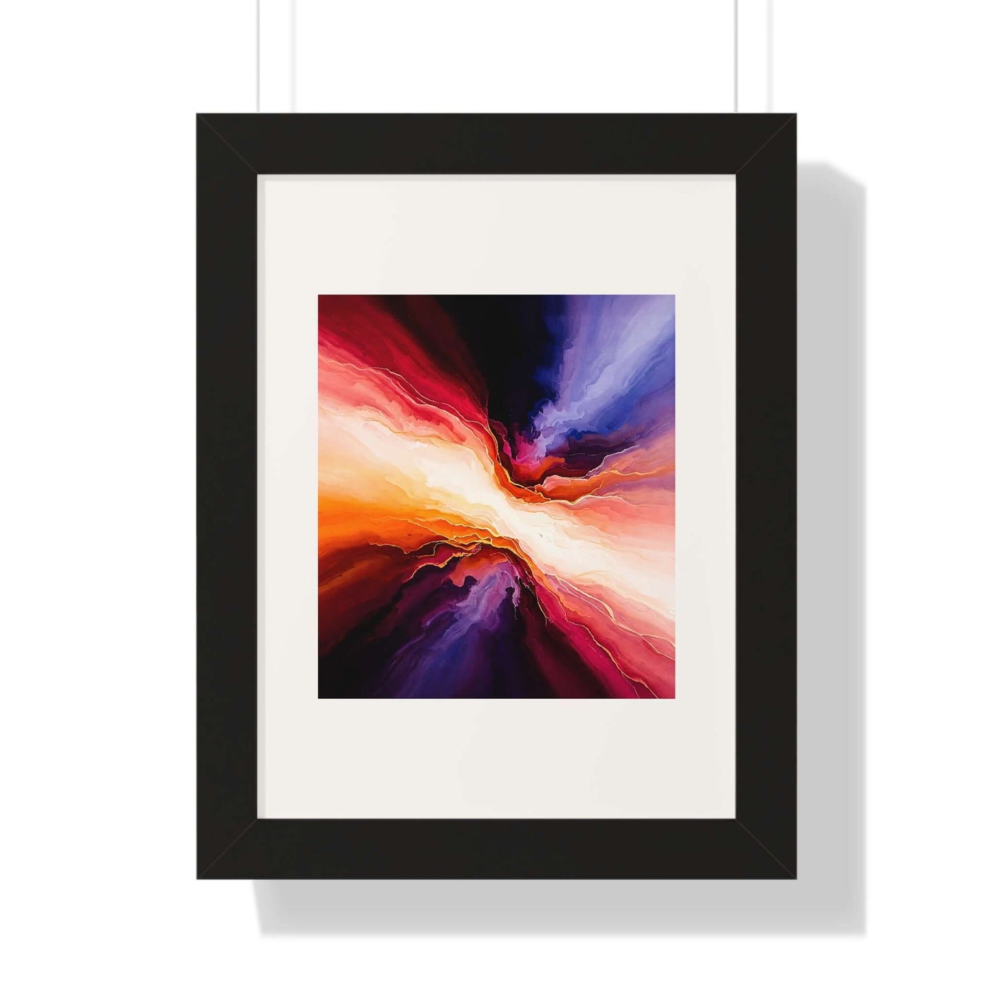 Dawn Split - AbEx - Framed Wall Art