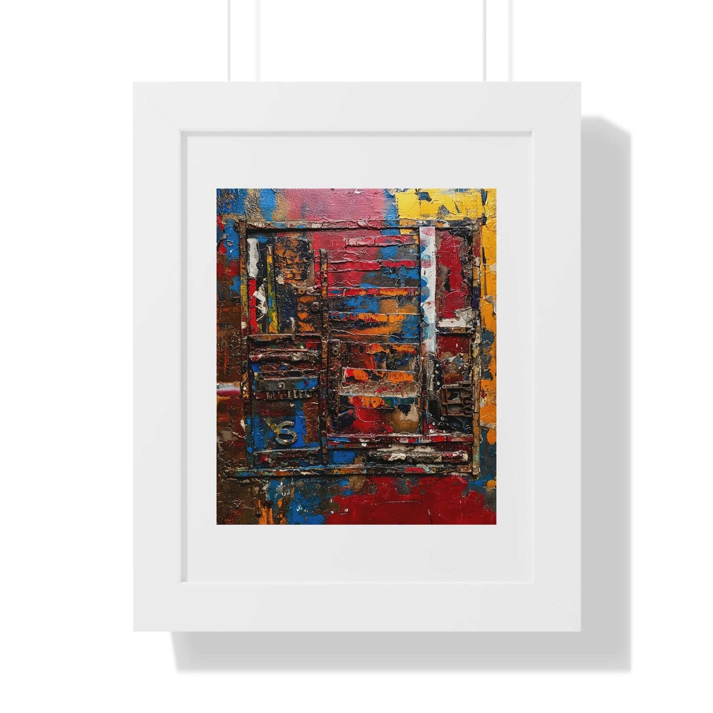 Rusty Memories - AbEx - Framed Wall Art