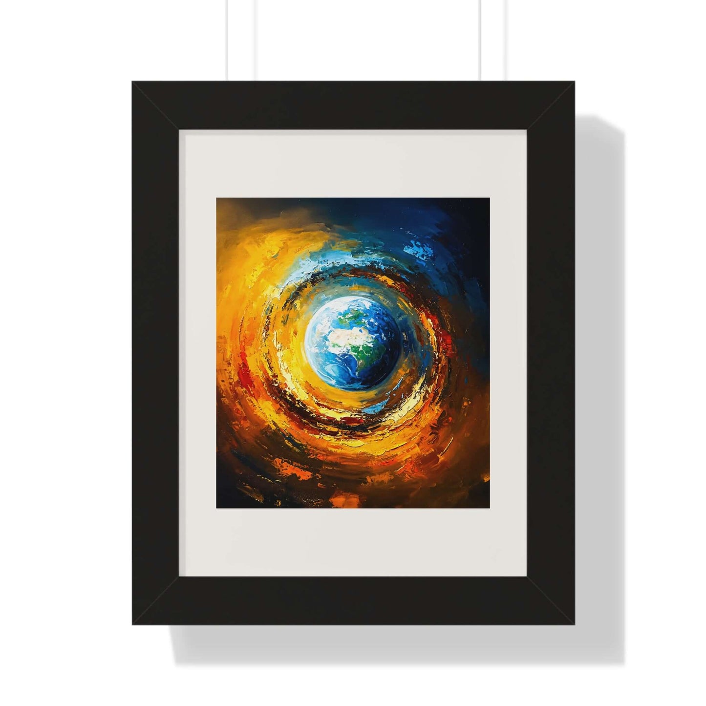 Lumen Terra - AbEx - Framed Wall Art