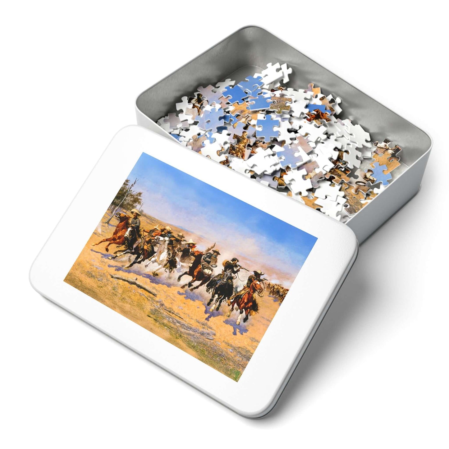 A Dash for the Timber: Jigsaw Puzzle