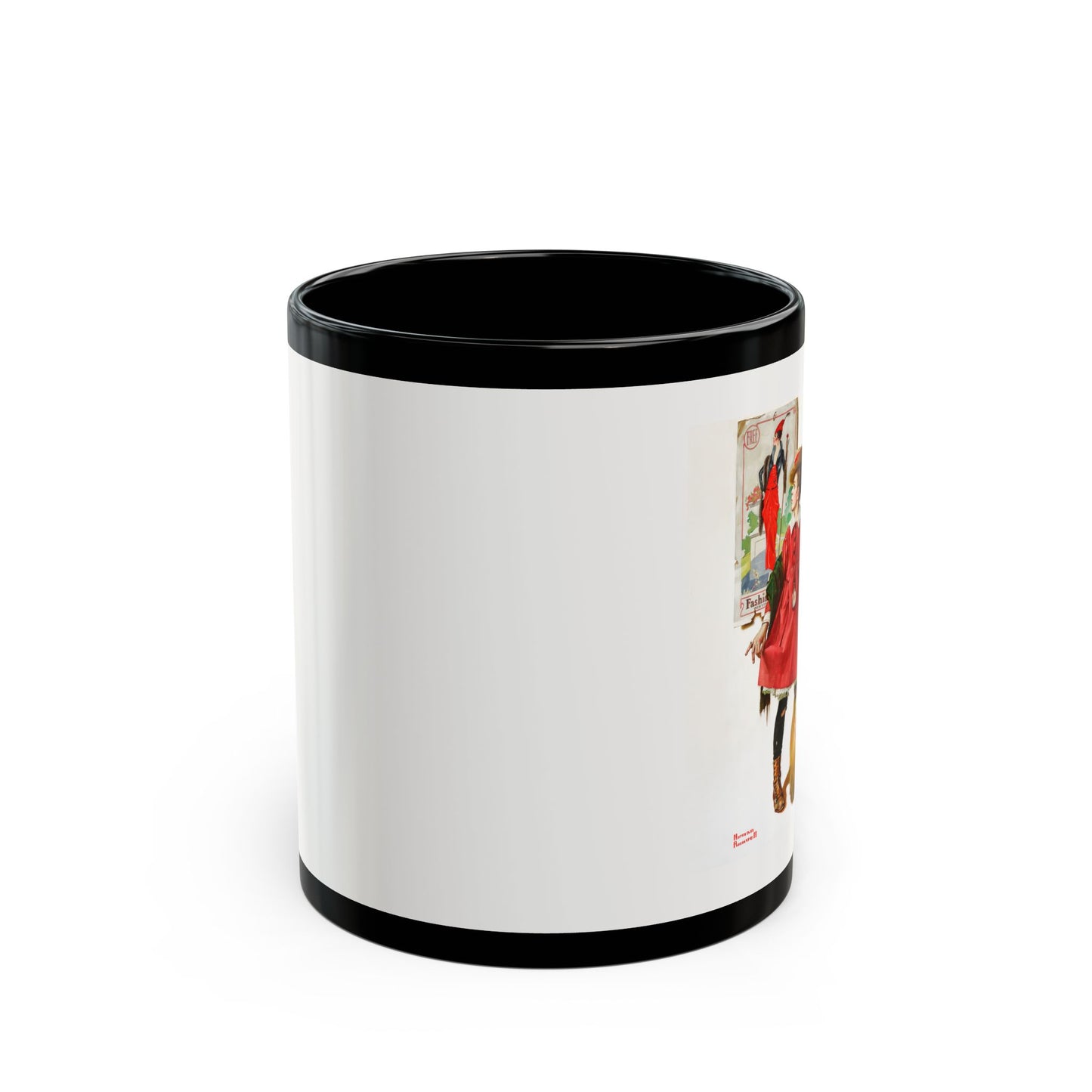 Mug: The Little Model by Norman Rockwell
