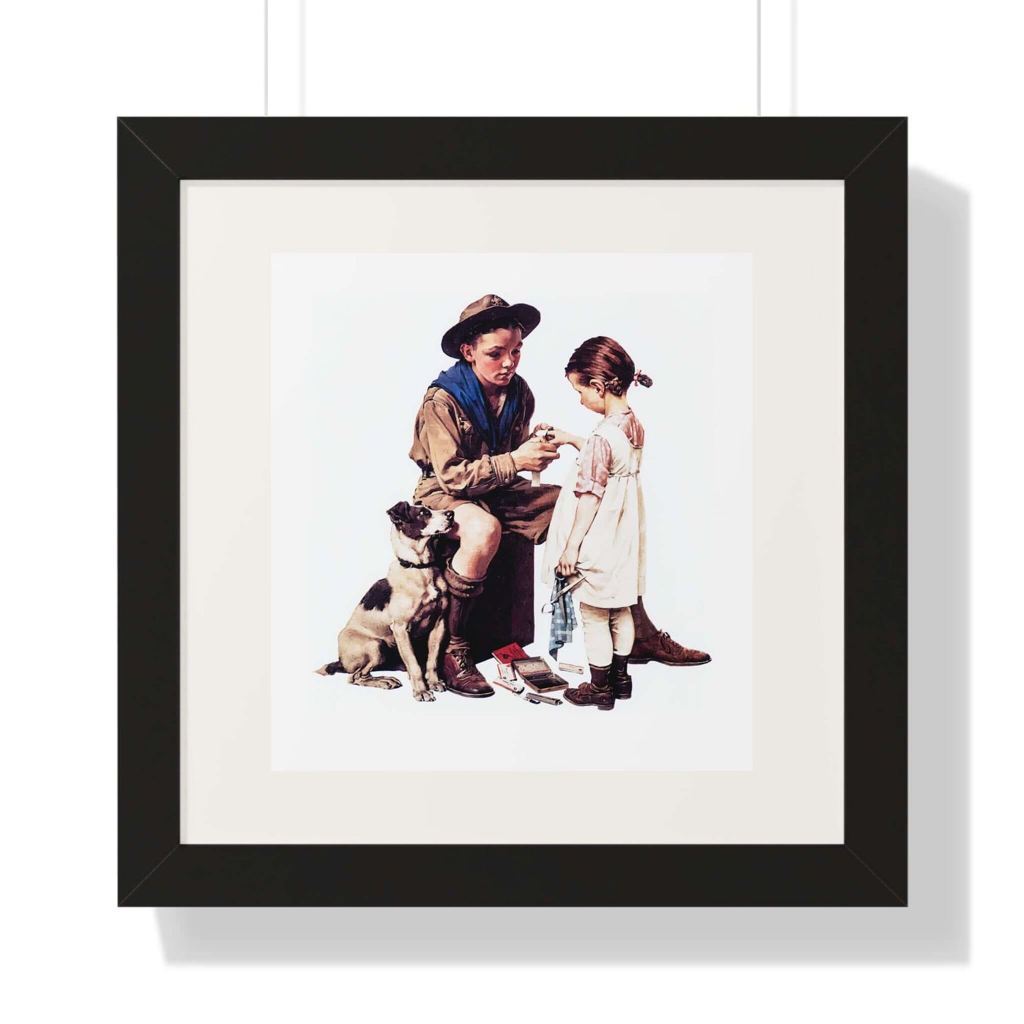 Boys and Girls First Aid Week: Norman Rockwell: Wall Art