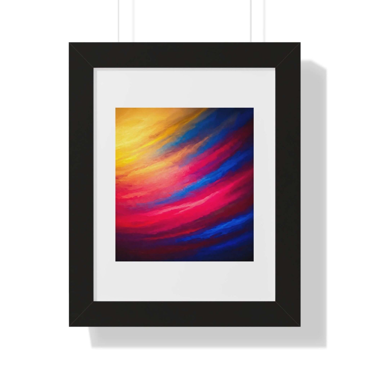 Serenade - AbEx - Framed Wall Art