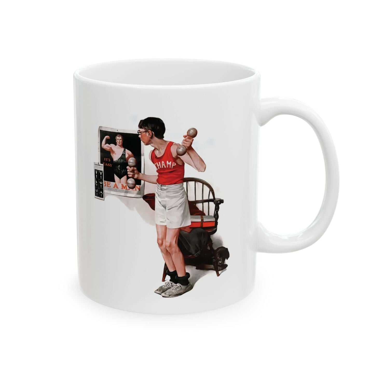 Be a Man, It’s Easy: Art Mug