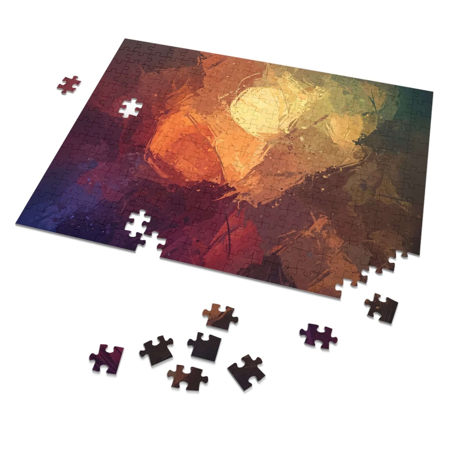 Shy Beauty - AbEx - Jigsaw Puzzle