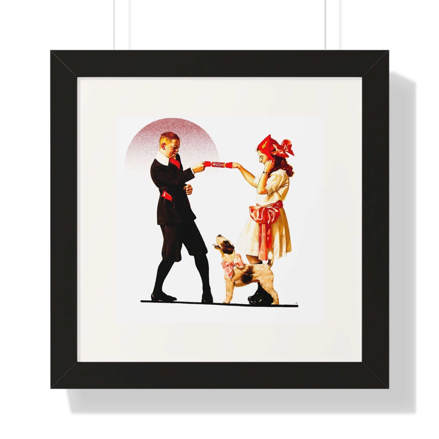 Playing Party Games: Norman Rockwell: Wall Art