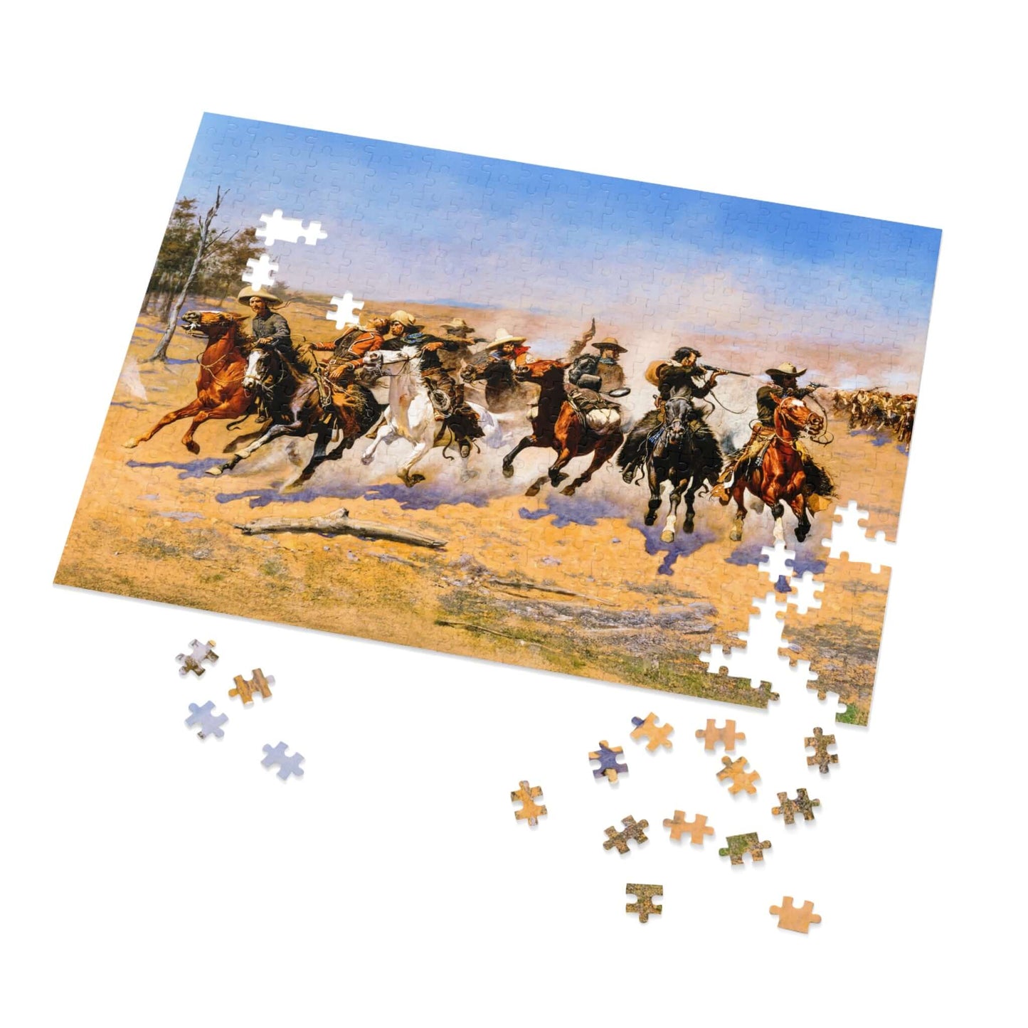 A Dash for the Timber: Jigsaw Puzzle