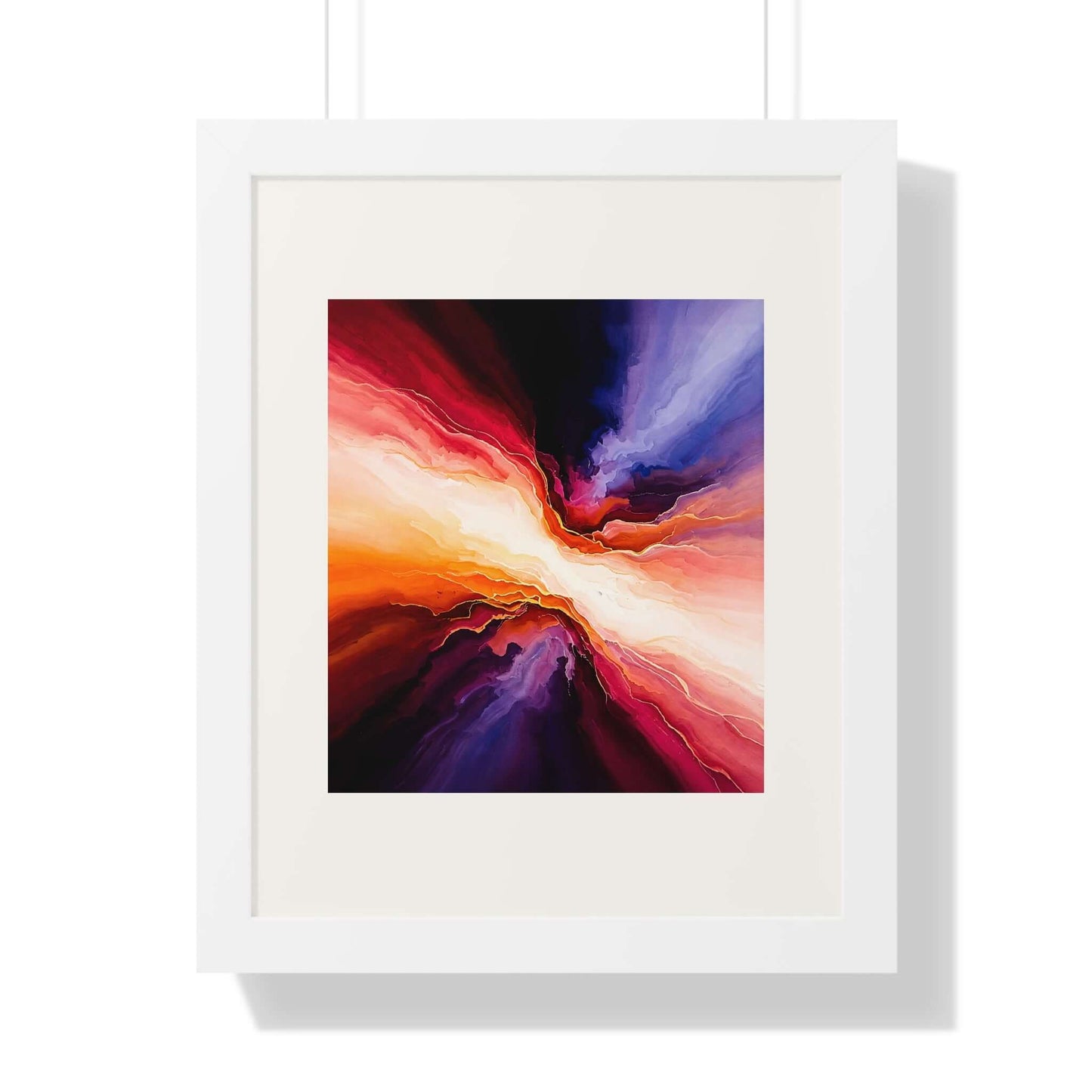 Dawn Split - AbEx - Framed Wall Art