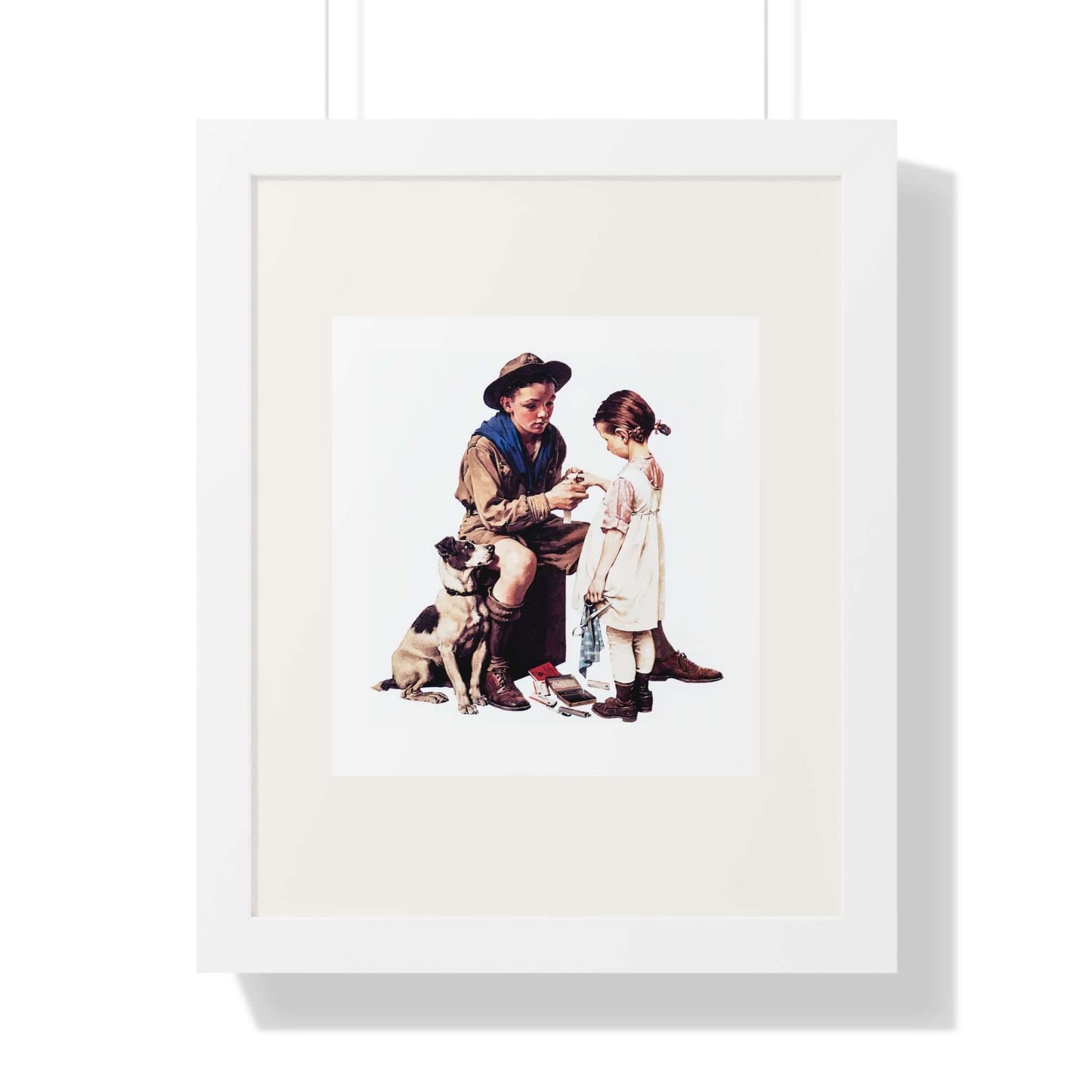 Boys and Girls First Aid Week: Norman Rockwell: Wall Art