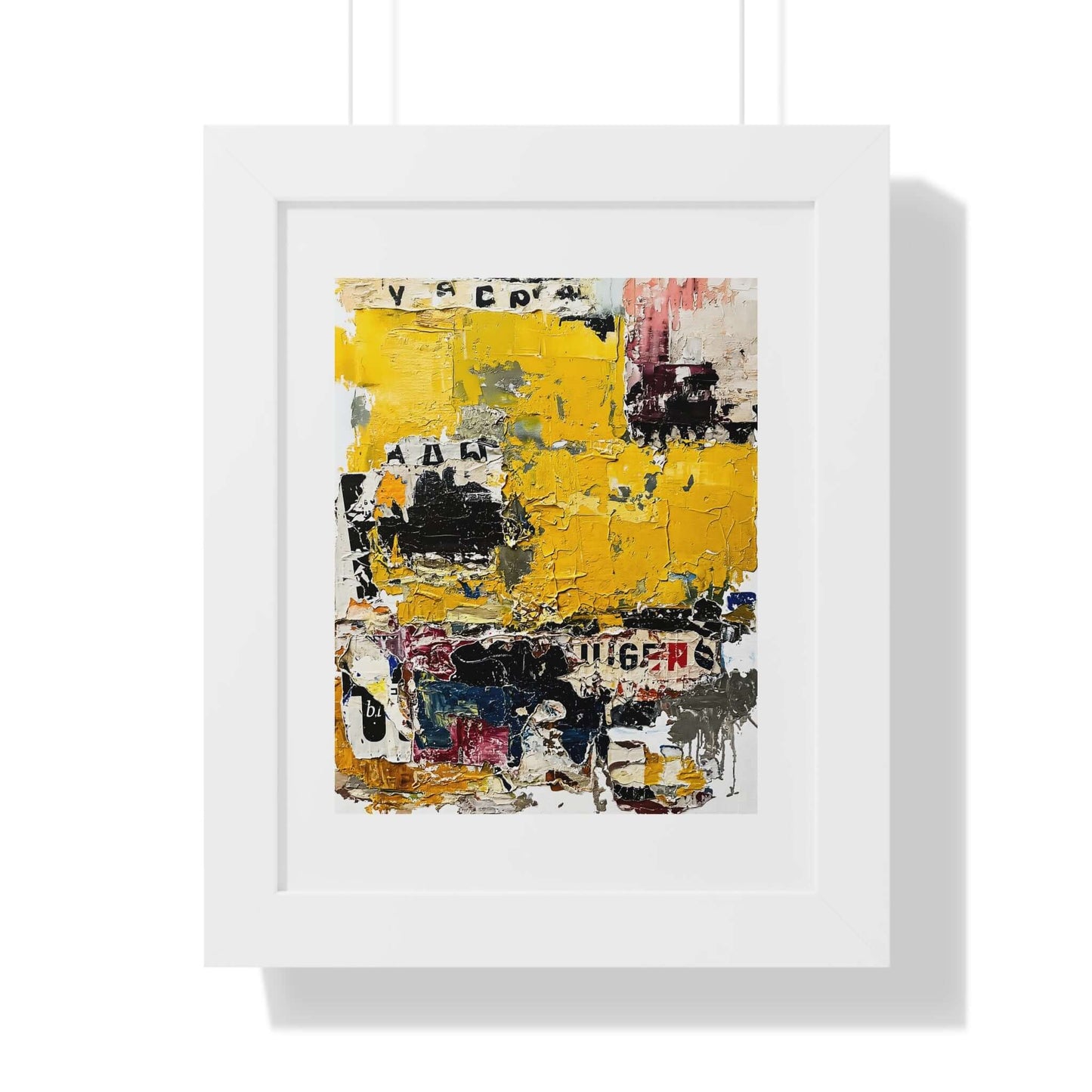 Peelback - AbEx - Framed Wall Art