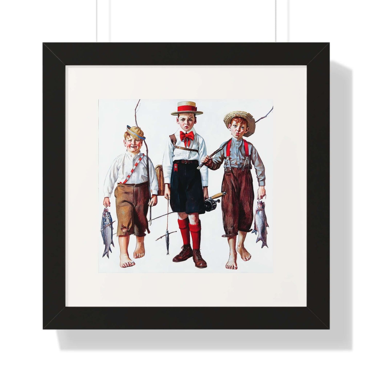 The Catch: Norman Rockwell: Wall Art