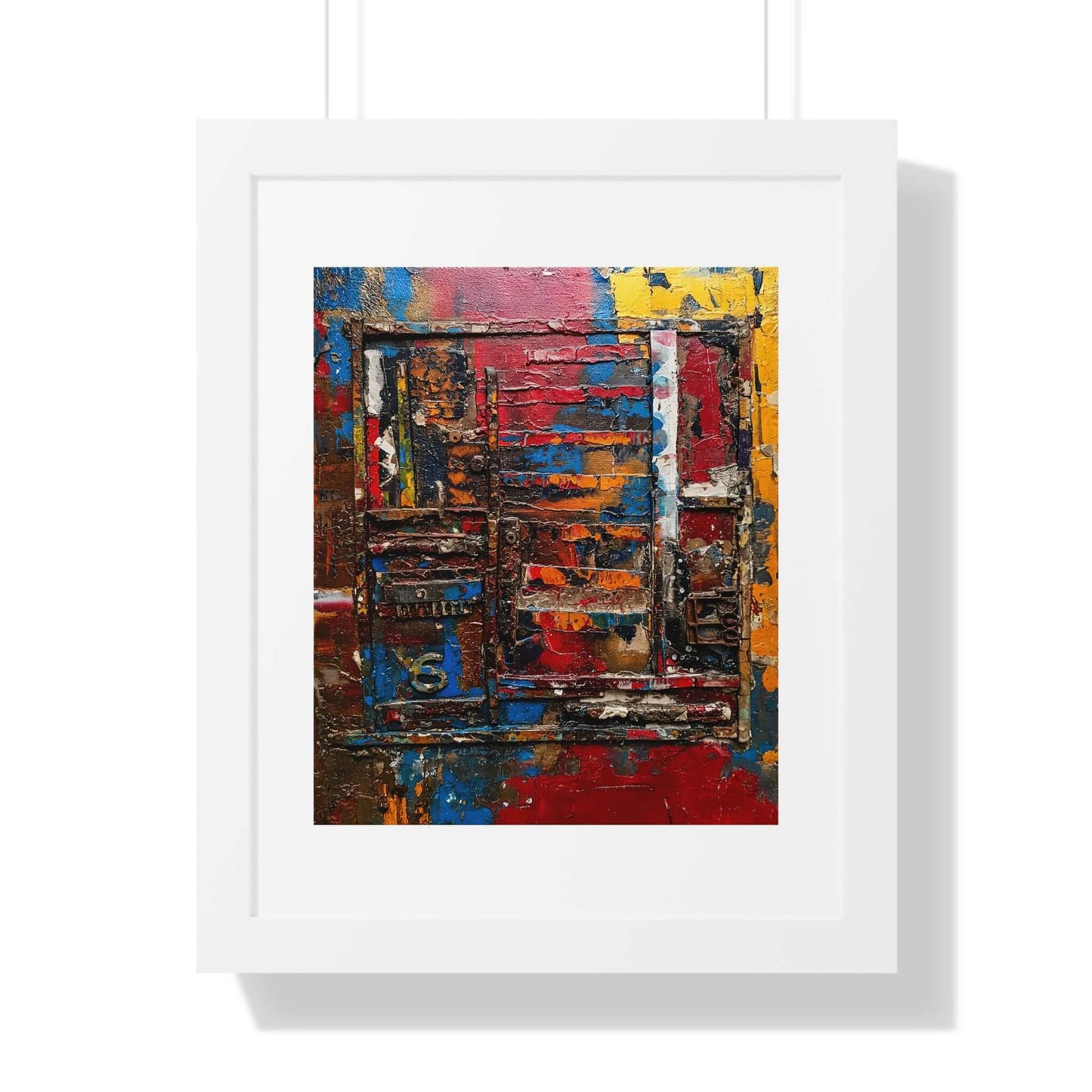 Rusty Memories - AbEx - Framed Wall Art