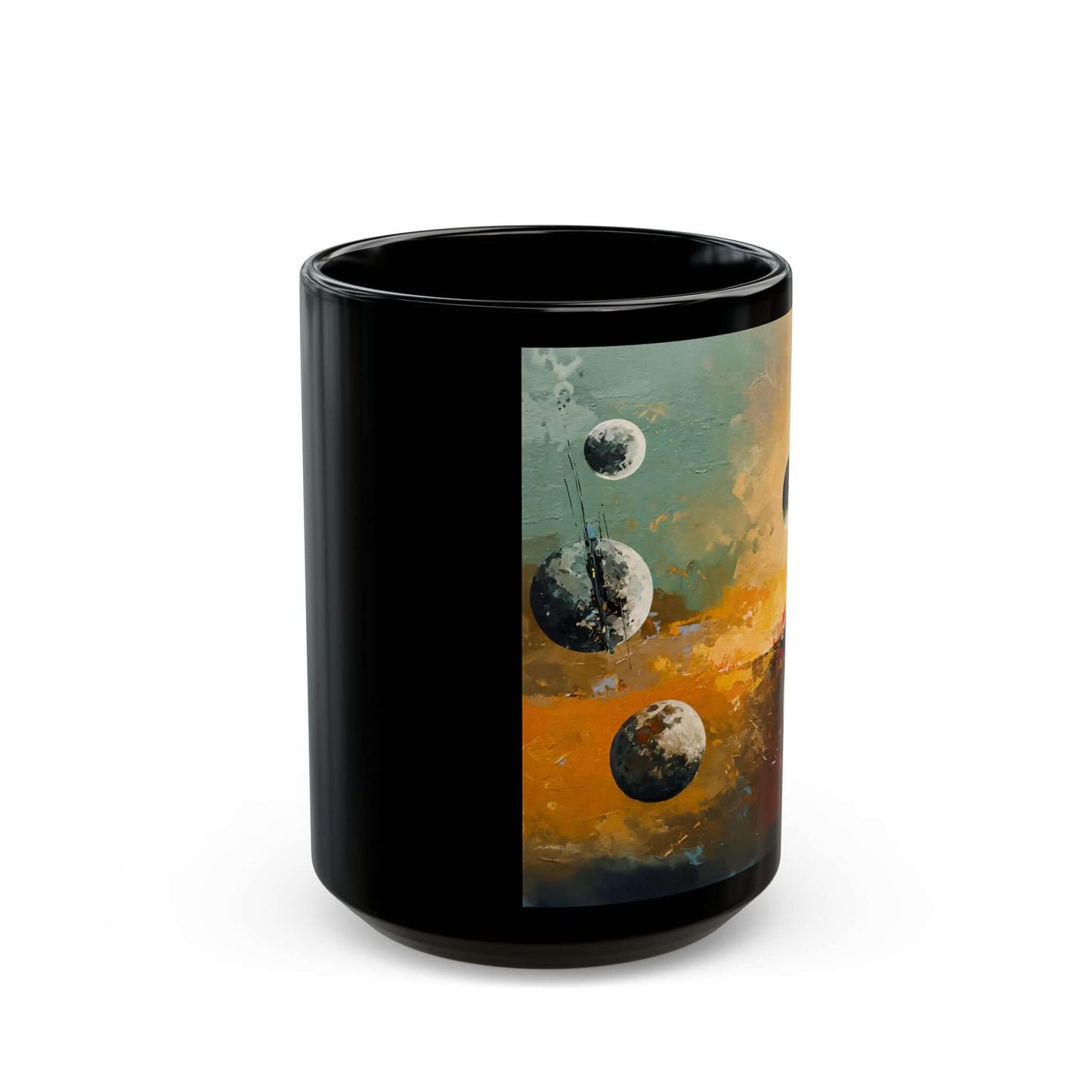 Mug – Lunar Gossip - Abstract Expressionism
