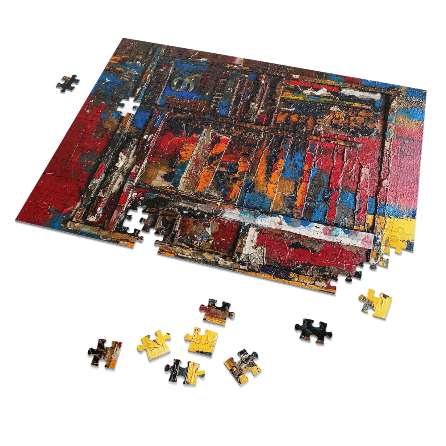 Rusty Memories - AbEx - Jigsaw Puzzle
