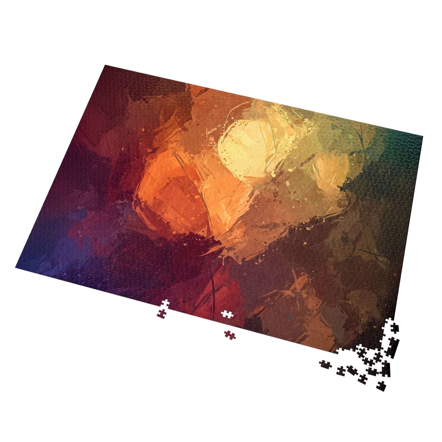 Shy Beauty - AbEx - Jigsaw Puzzle
