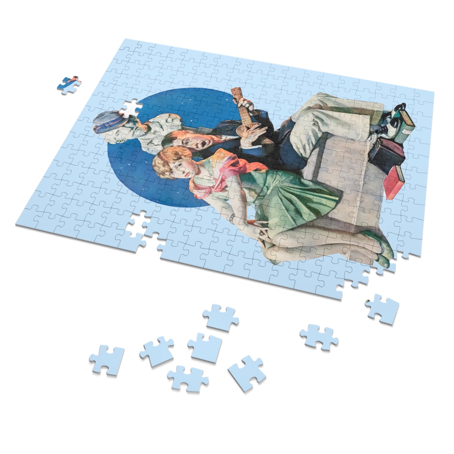Serenade by Norman Rockwell - Jigsaw Puzzle