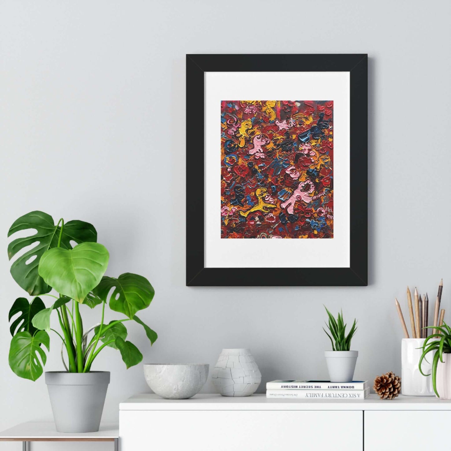 Rapture - AbEx - Framed Wall Art