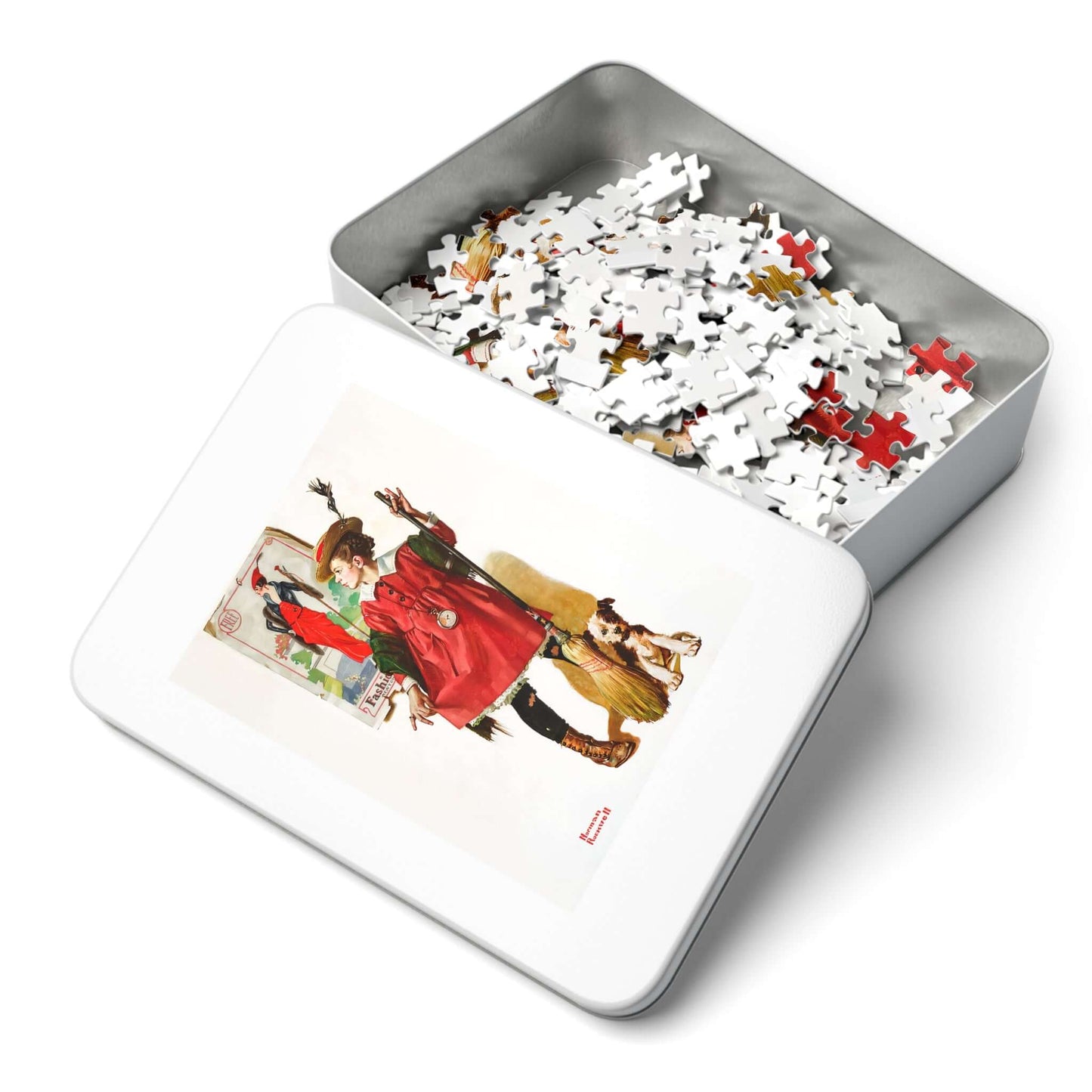 The Little Model by Norman Rockwell- Jigsaw Puzzle