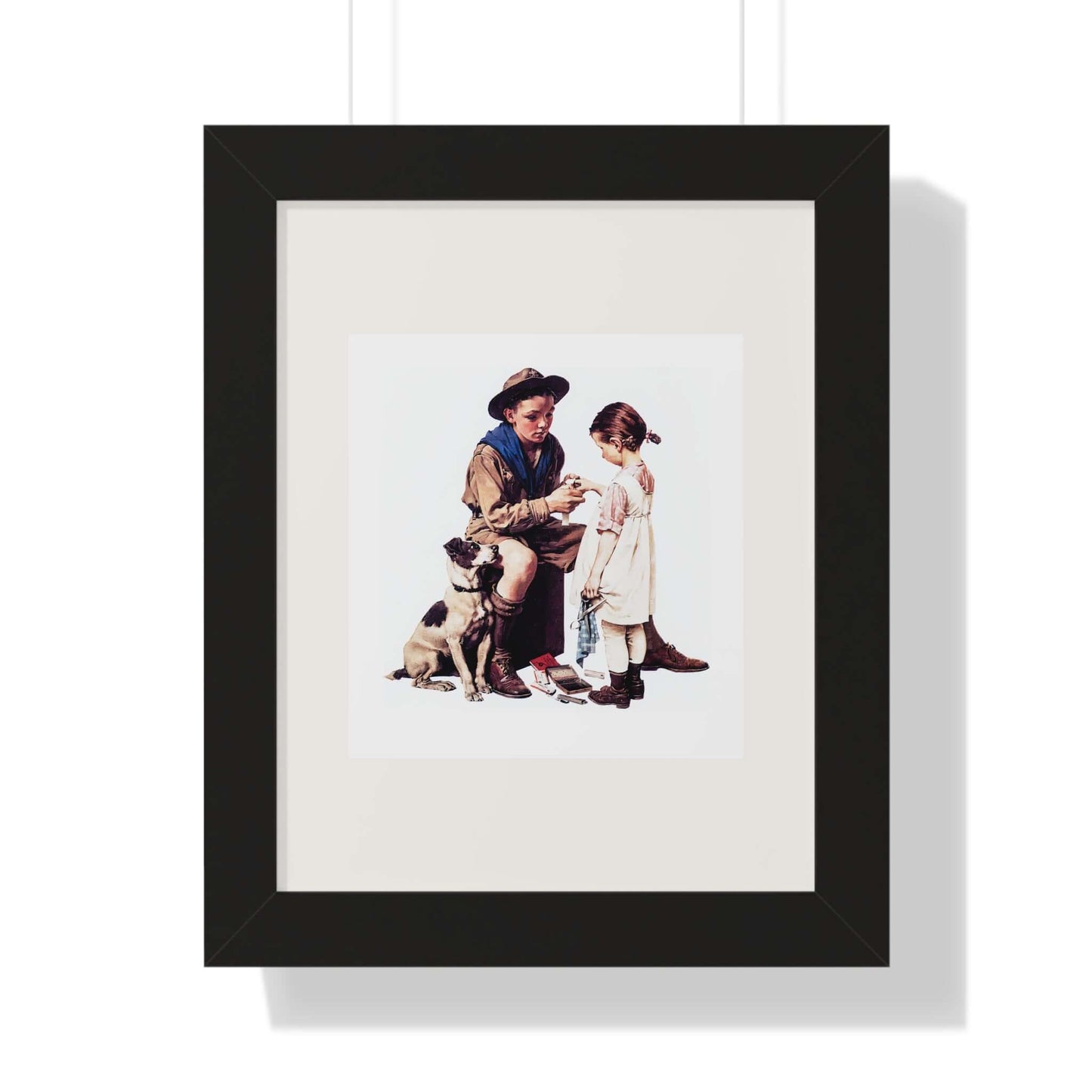 Boys and Girls First Aid Week: Norman Rockwell: Wall Art