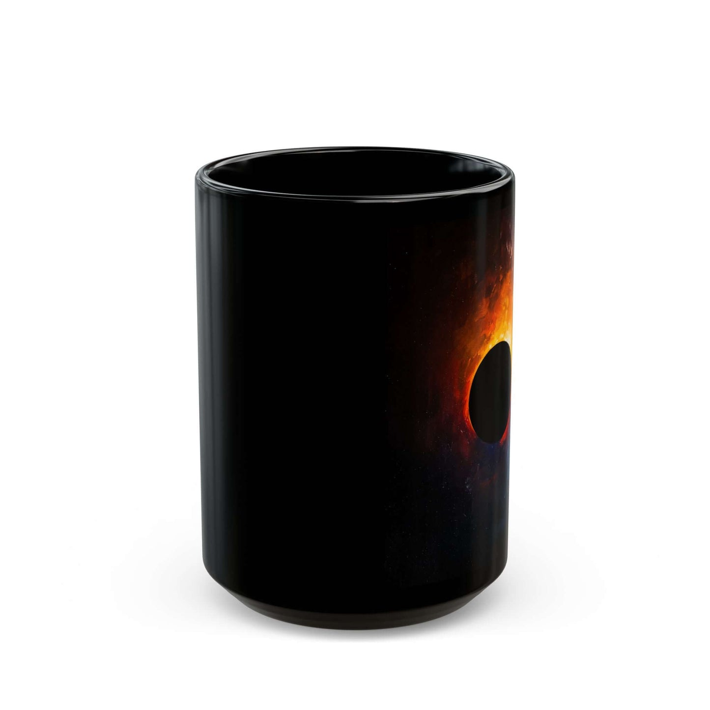 Mug – Black Ember - Abstract Expressionism