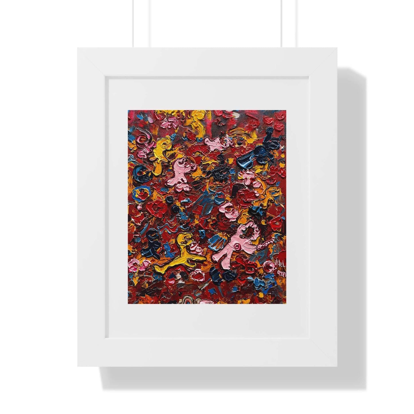 Rapture - AbEx - Framed Wall Art