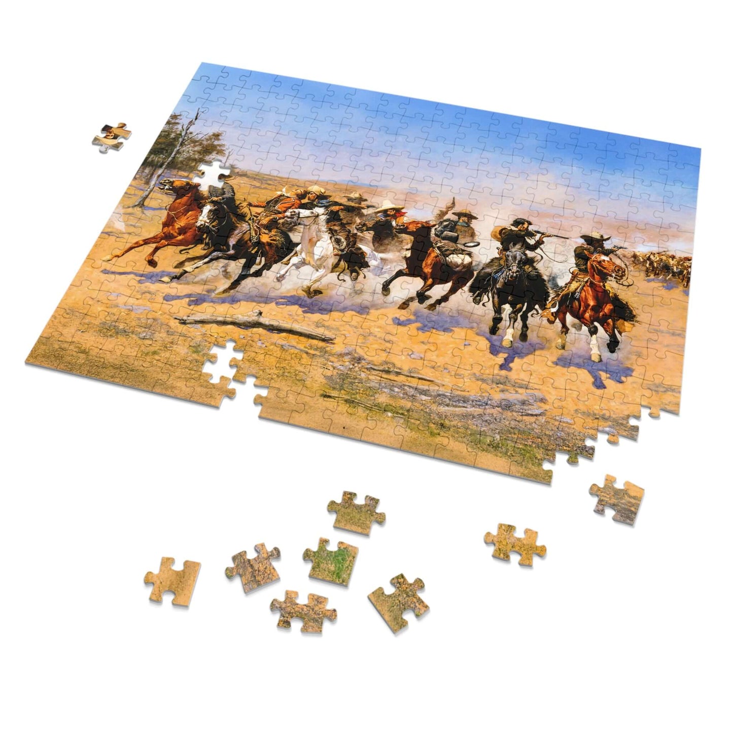 A Dash for the Timber: Jigsaw Puzzle