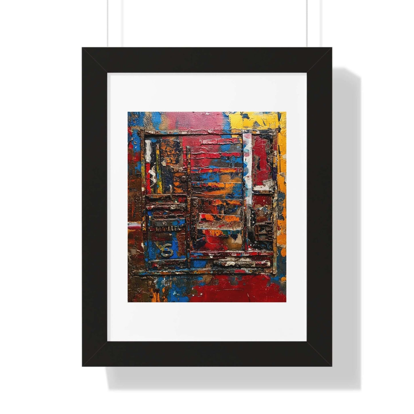 Rusty Memories - AbEx - Framed Wall Art