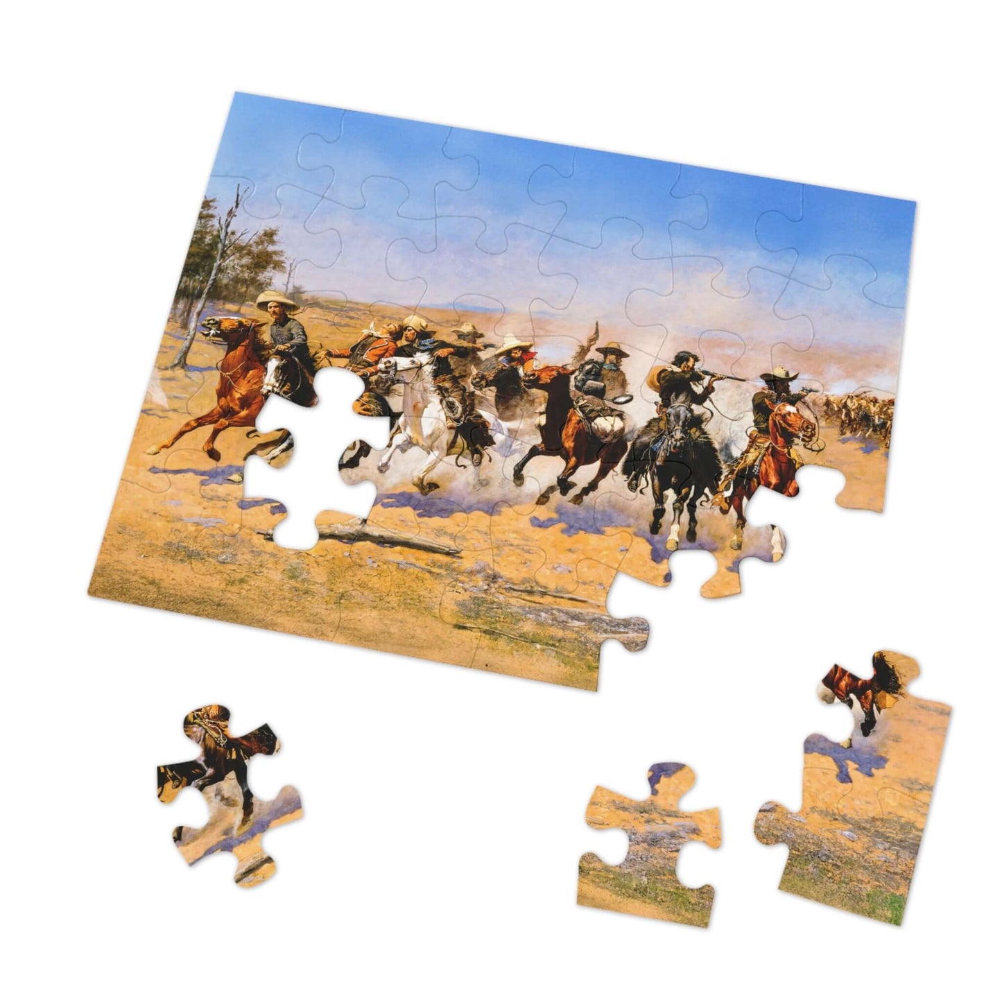 A Dash for the Timber: Jigsaw Puzzle