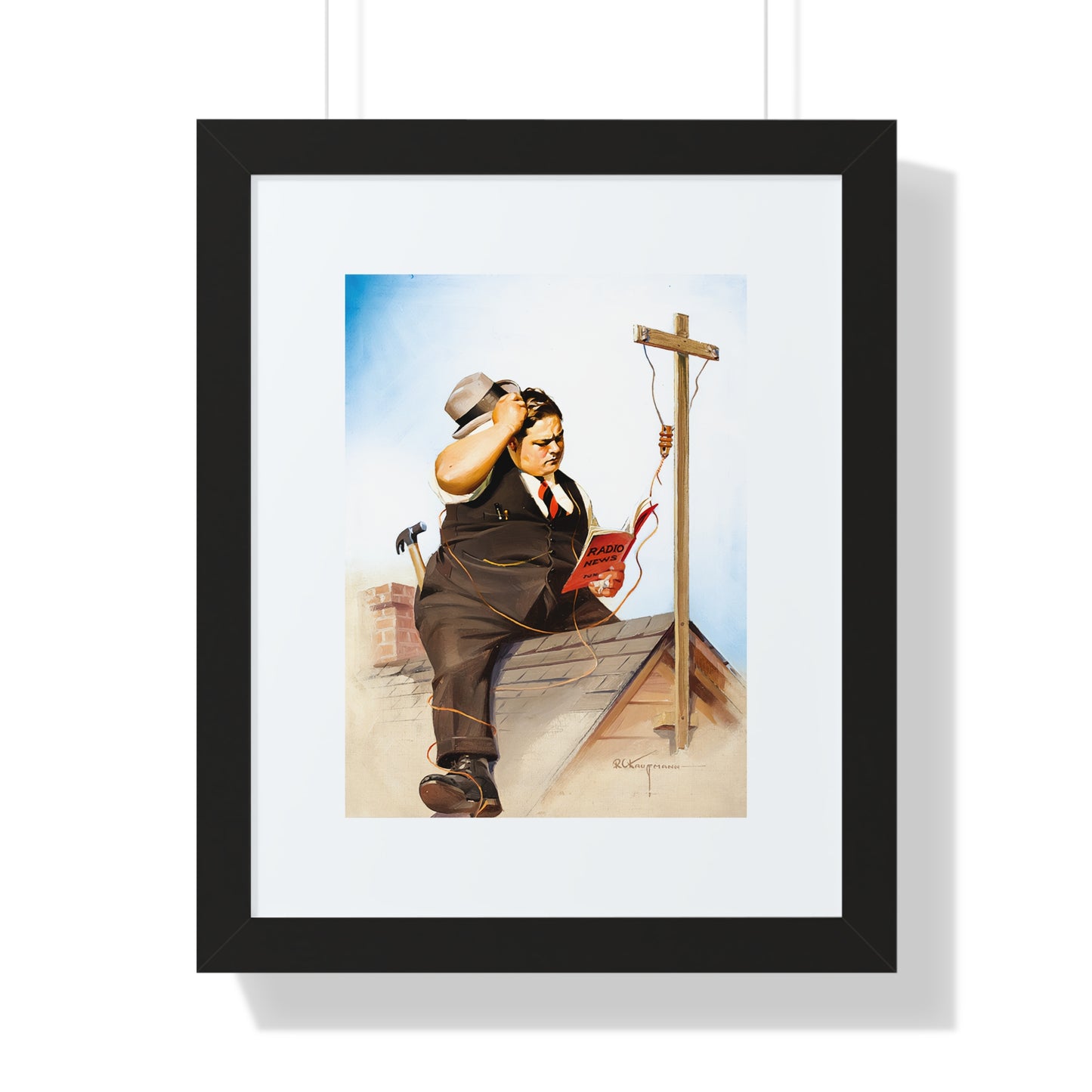 Radio Antennae by Robert C. Kauffmann Wall Art