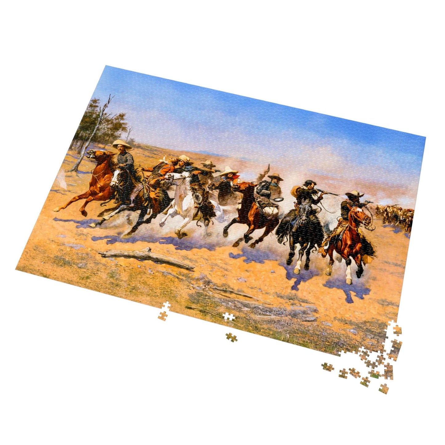A Dash for the Timber: Jigsaw Puzzle