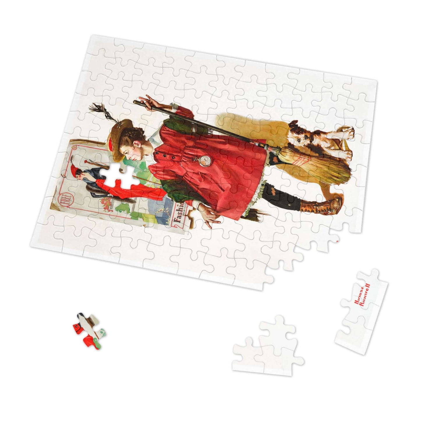 The Little Model by Norman Rockwell- Jigsaw Puzzle