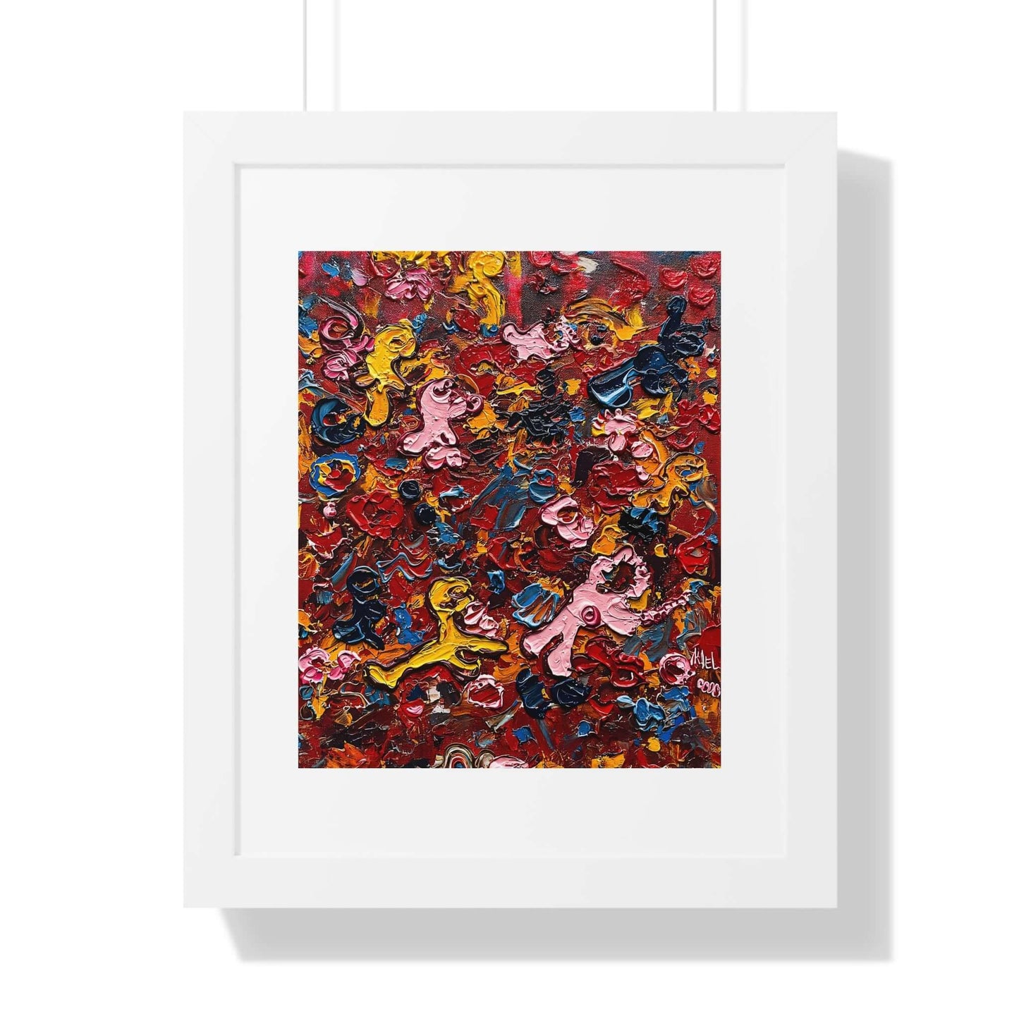 Rapture - AbEx - Framed Wall Art