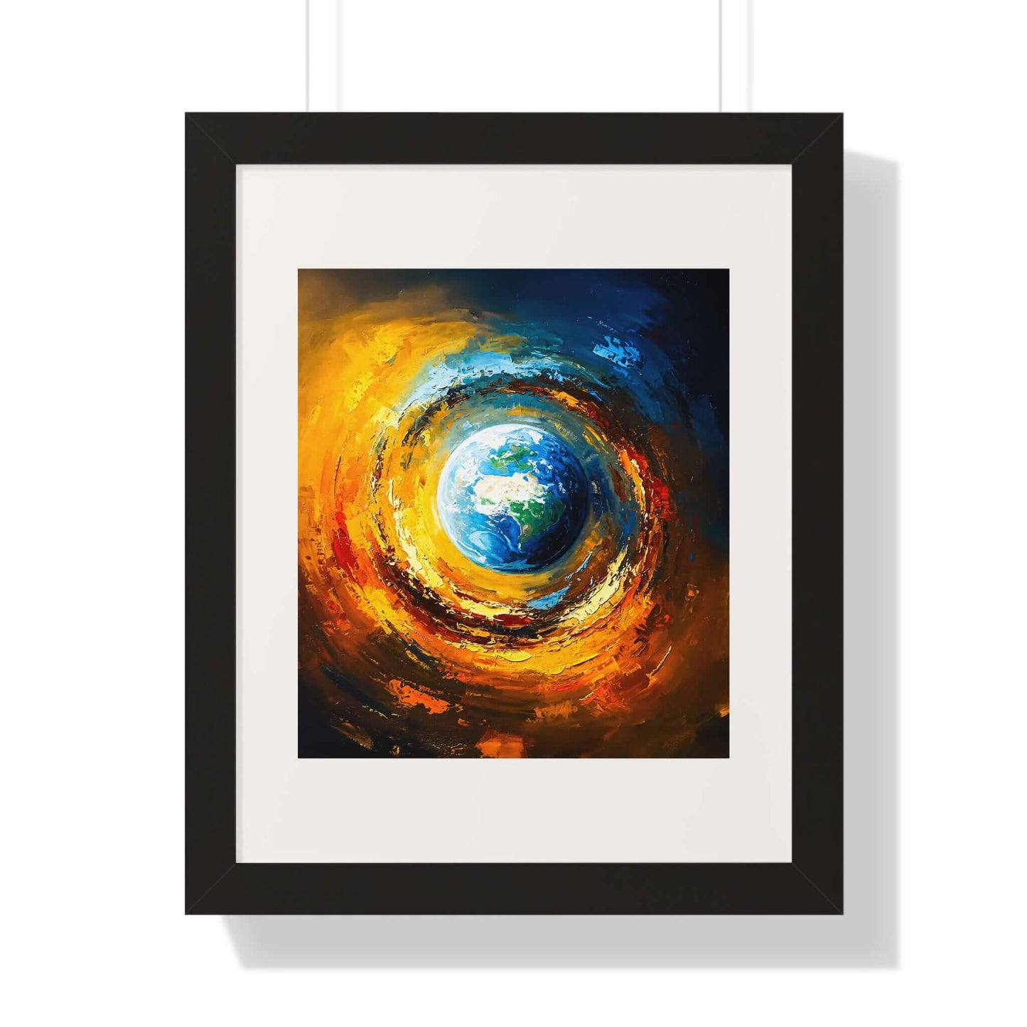 Lumen Terra - AbEx - Framed Wall Art
