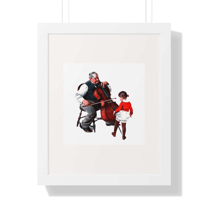 Grandpa's Little Ballerina: Norman Rockwell: Wall Art