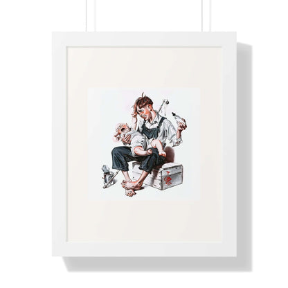 Feeding Time by J.C. Leyendecker: Wall Art