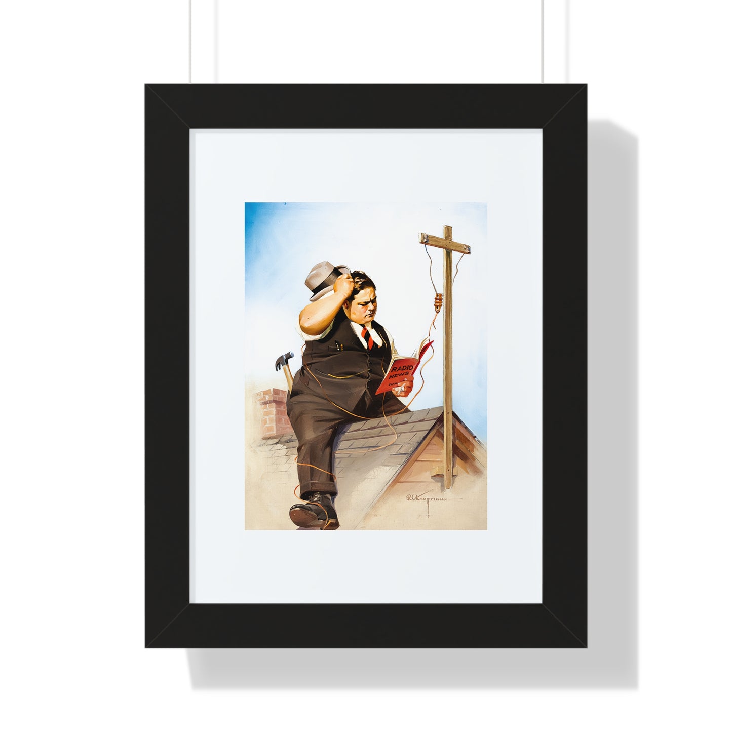 Radio Antennae by Robert C. Kauffmann  Wall Art