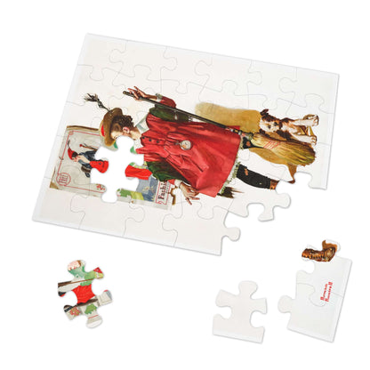 The Little Model by Norman Rockwell- Jigsaw Puzzle