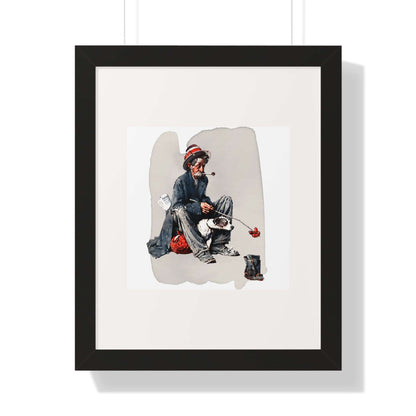 Hobo: Norman Rockwell: Framed Wall Art