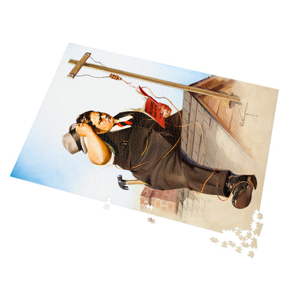 Radio Antennae by Robert C. Kauffmann - Jigsaw Puzzle