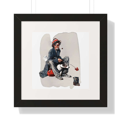 Hobo: Norman Rockwell: Framed Wall Art