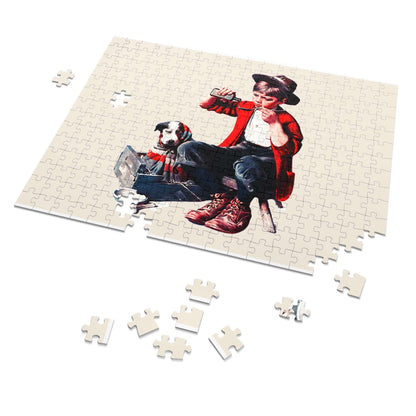 Sick Puppy by Norman Rockwell - Jigsaw Puzzle