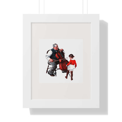 Grandpa's Little Ballerina: Norman Rockwell: Wall Art