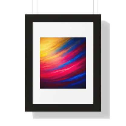 Serenade - AbEx - Framed Wall Art
