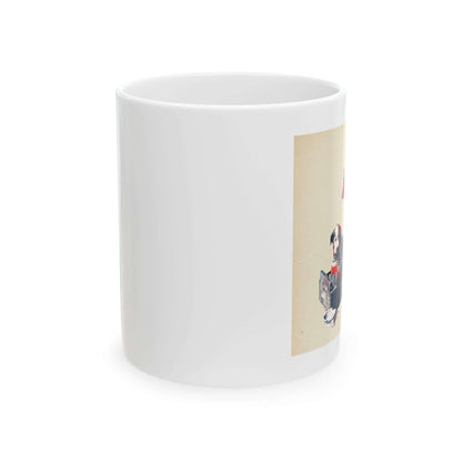 Mug - Sick Puppy by Norman Rockwell