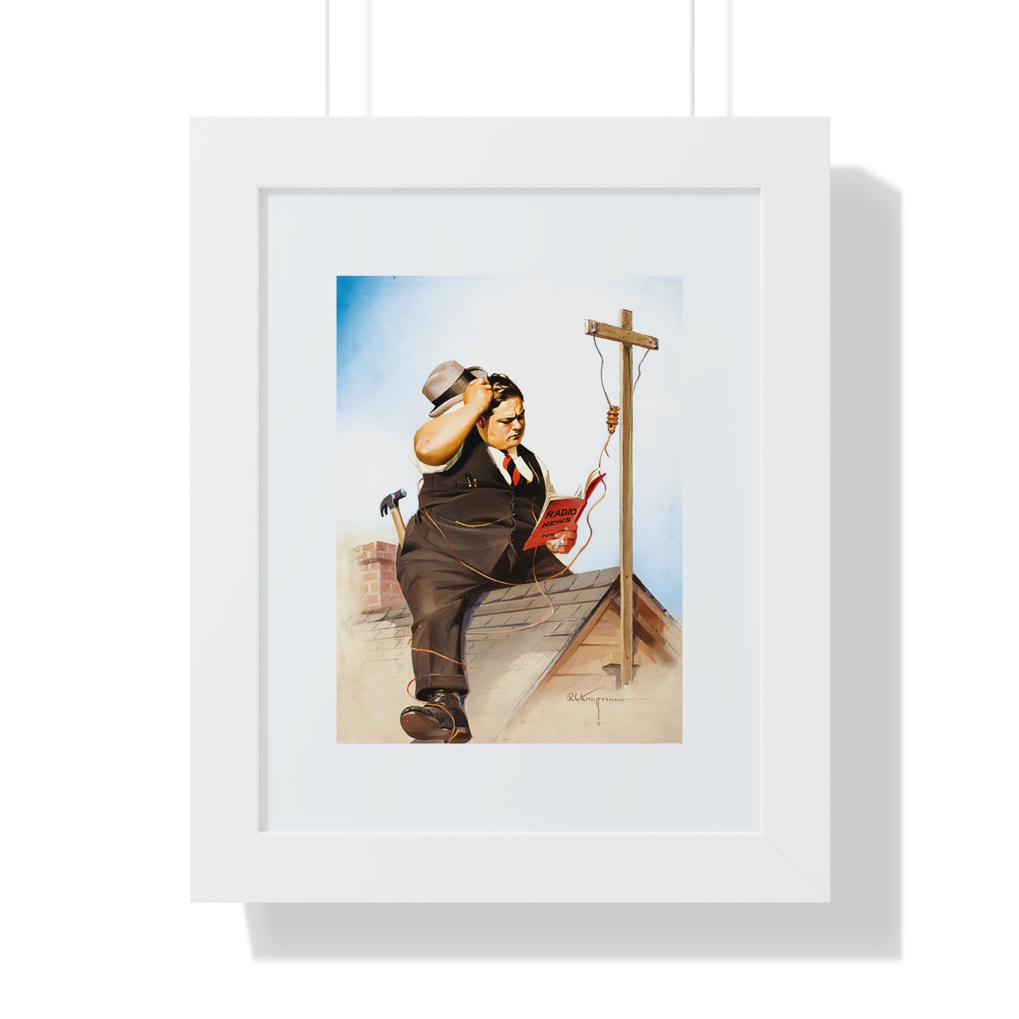 Radio Antennae by Robert C. Kauffmann  Wall Art